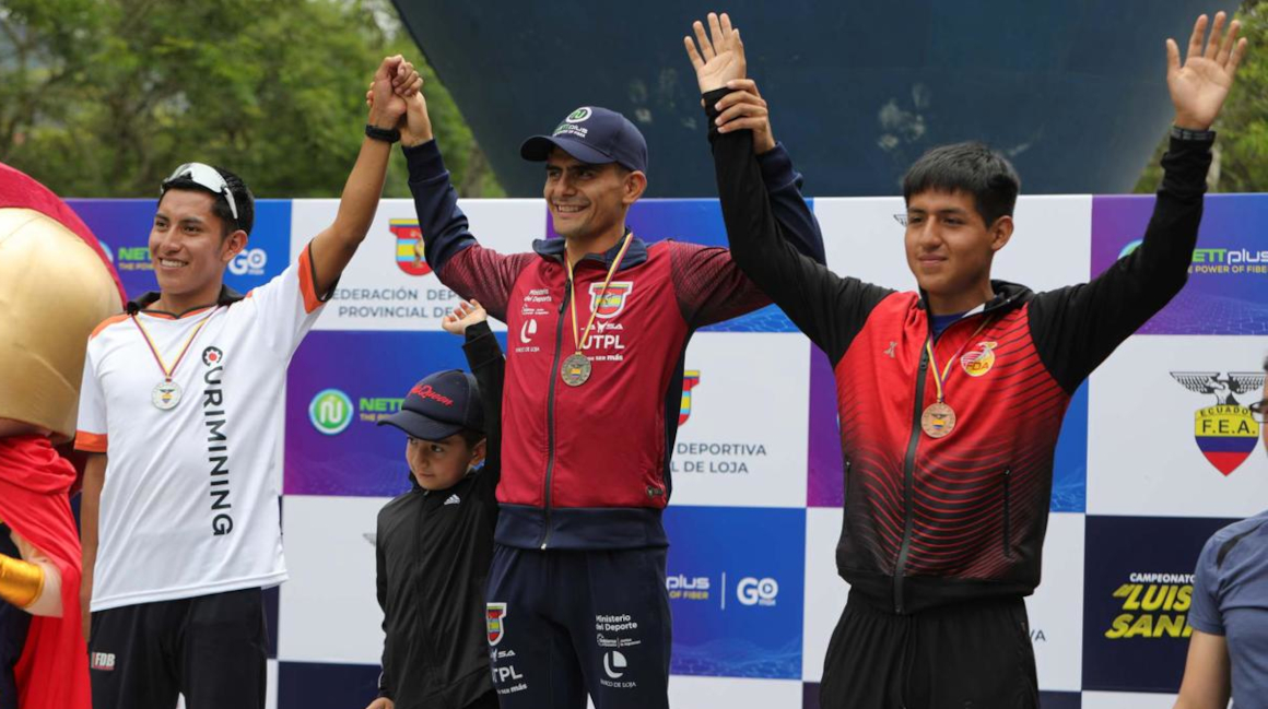 Jordy Jiménez fue el campeón de los 20 kilómetros en el Nacional de Marcha, el 3 de febrero de 2024.