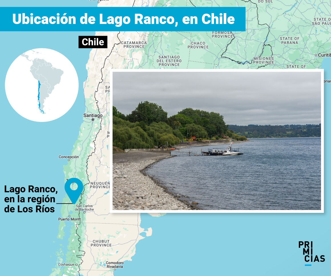 Lago Ranco Chile, lugar donde falleció Sebastián Piñeira