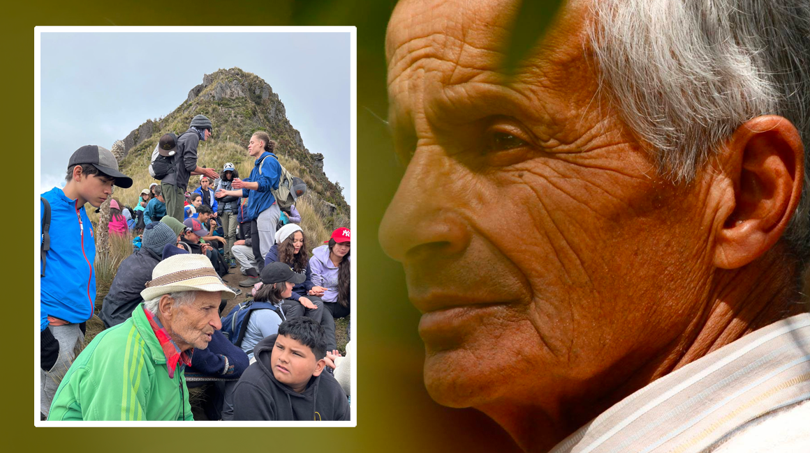 Fabián Zurita comenzó a subir montañas a los 15 años. Hoy tiene 89.