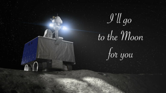 Imagen referencial del rover lunar Viper en una simulación.