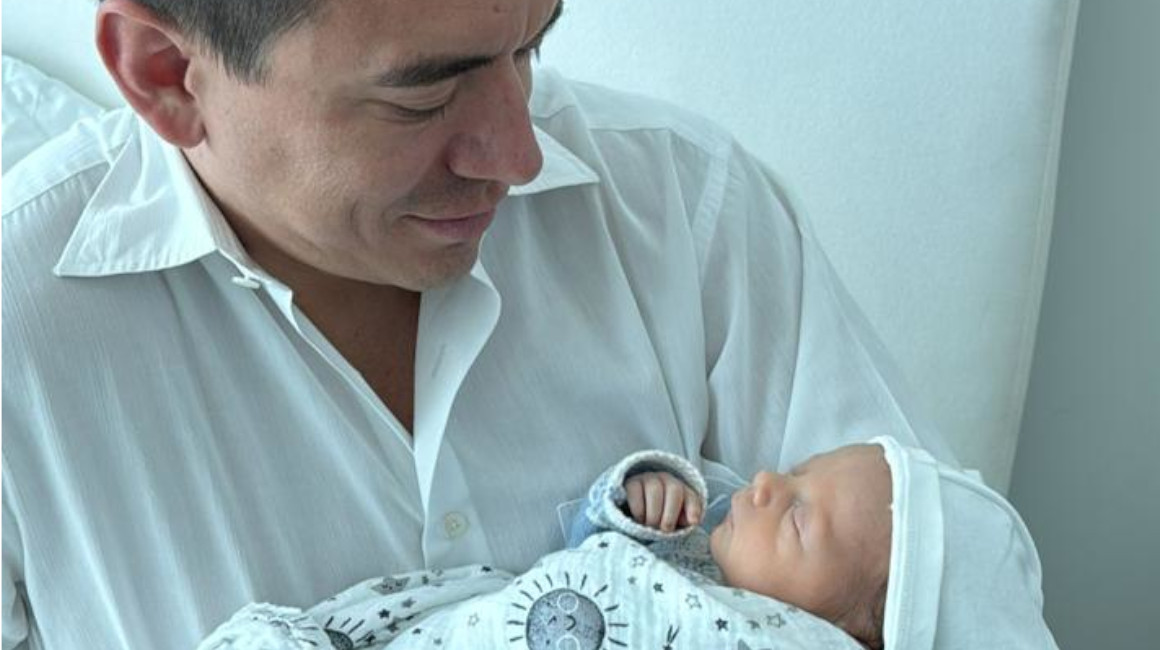 Las primeras fotos del bebé presidencial: Furio Noboa Valbonesi