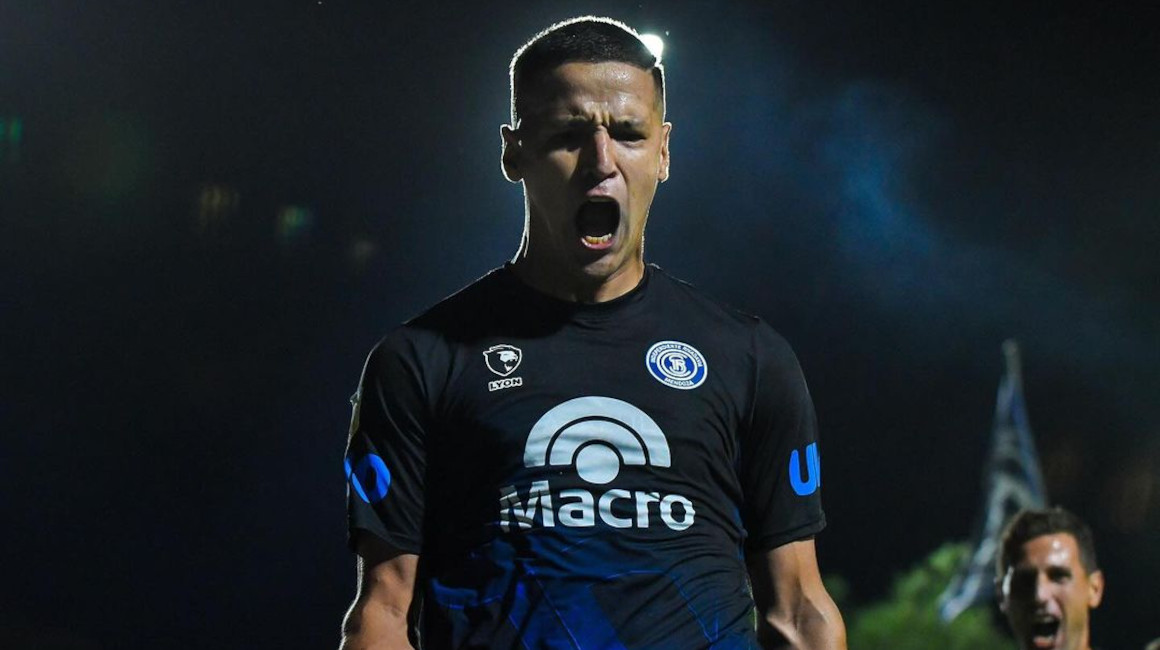 Alex Arce jugador de Independiente Rivadavia, 4 de febrero de 2024.