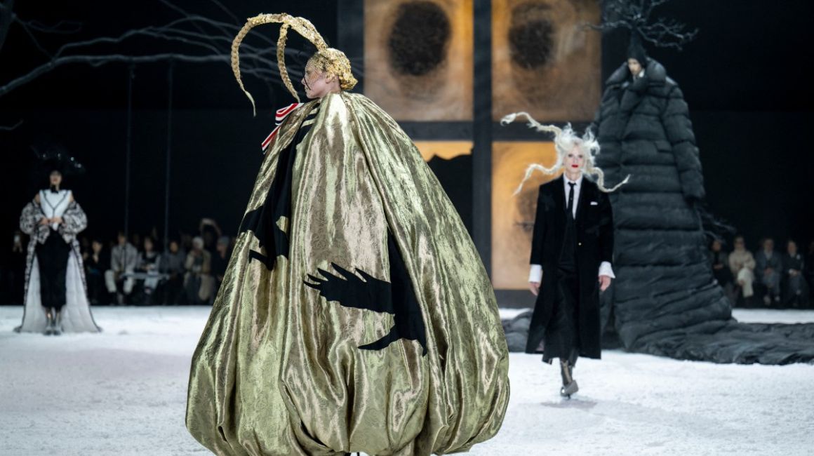 Creación de Thom Browne presentada en la Semana de la Moda en Nueva York, en febrero del 2024.