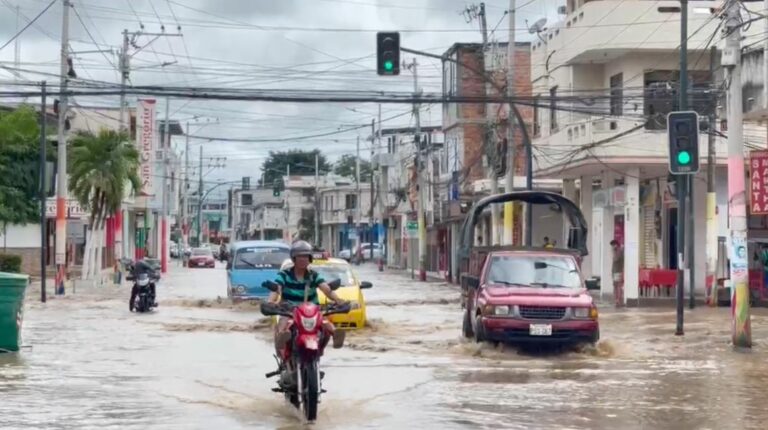 Seis provincias de la Costa son las más afectadas por intensas lluvias