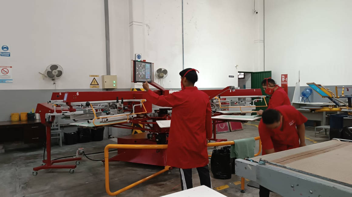 Planta de producción de Empresas Pinto, ubicada en Otavalo. 21 de febrero 