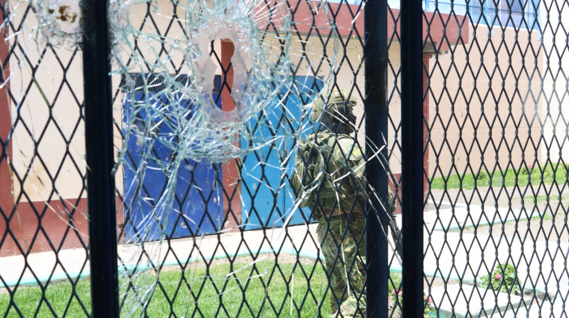 Operativo de control militar en la cárcel de Latacunga, en Cotopaxi. 22 de febrero de 2024