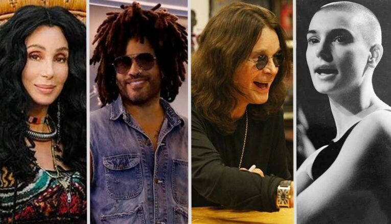 Cher, Lenny Kravitz, Ozzy Osbourne y Sinéad O'Connor. nominados al Salón del Rock.
