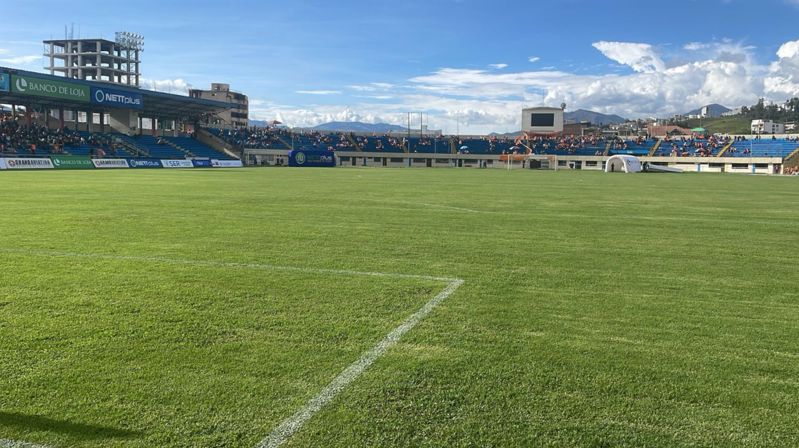 Estadio Reina del Cisne, en Loja.