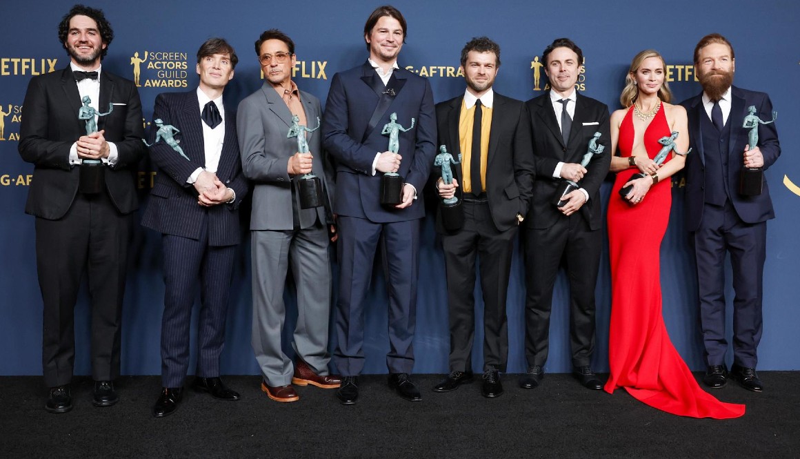 El elenco de 'Oppenheimer' fue el ganador de los premios SAG.