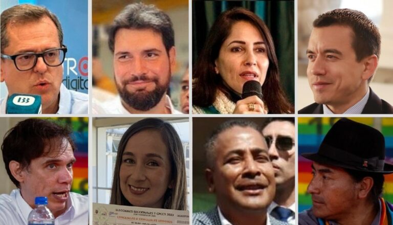 Estos son los precandidatos presidenciales de Ecuador, hasta el momento