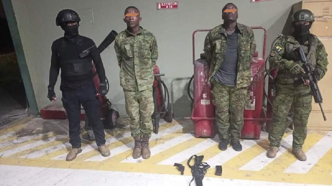 Detenidos fuerte militar Manabí