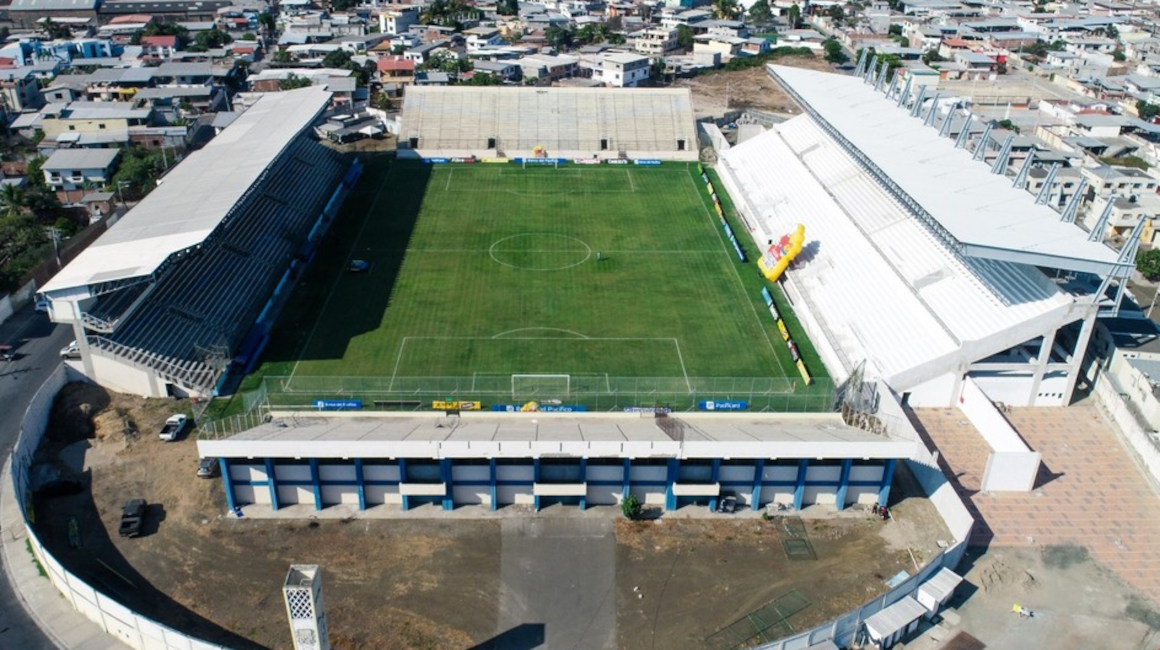 El estadio Jocay, en Manta.