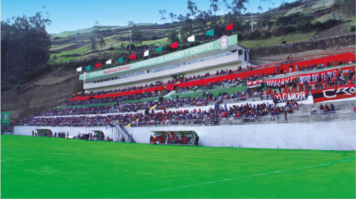 Estadio de Mushuc Runa, en Echaleche.