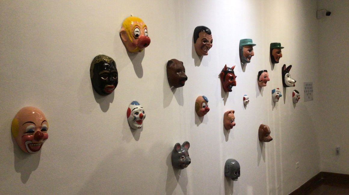 Exhibición de máscaras ecuatorianas