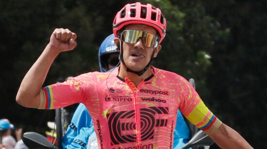 Richard Carapaz, durante el Tour Colombia, el 10 de febrero de 2024.