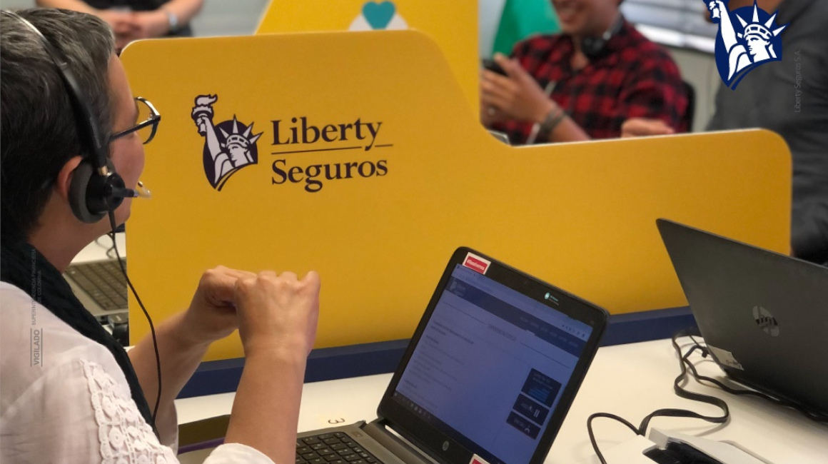 Oficinas de Liberty Seguros, en Colombia. Foto del 25 de noviembre de 2019.