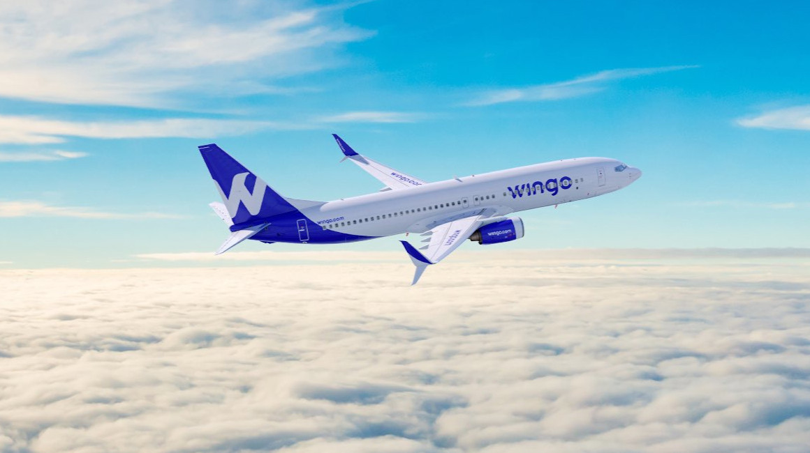 Imagen referencial de un avión de la aerolínea Wingo.