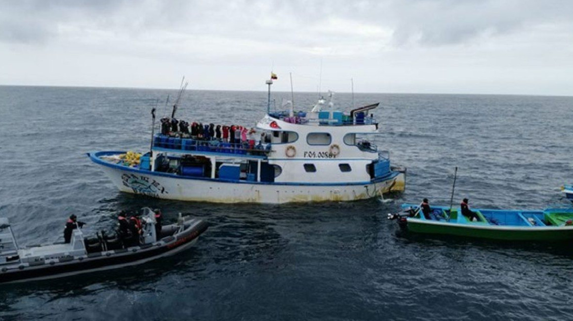 El operativo Poseidón se realizó el 27 de octubre de 2021, en Manabí.