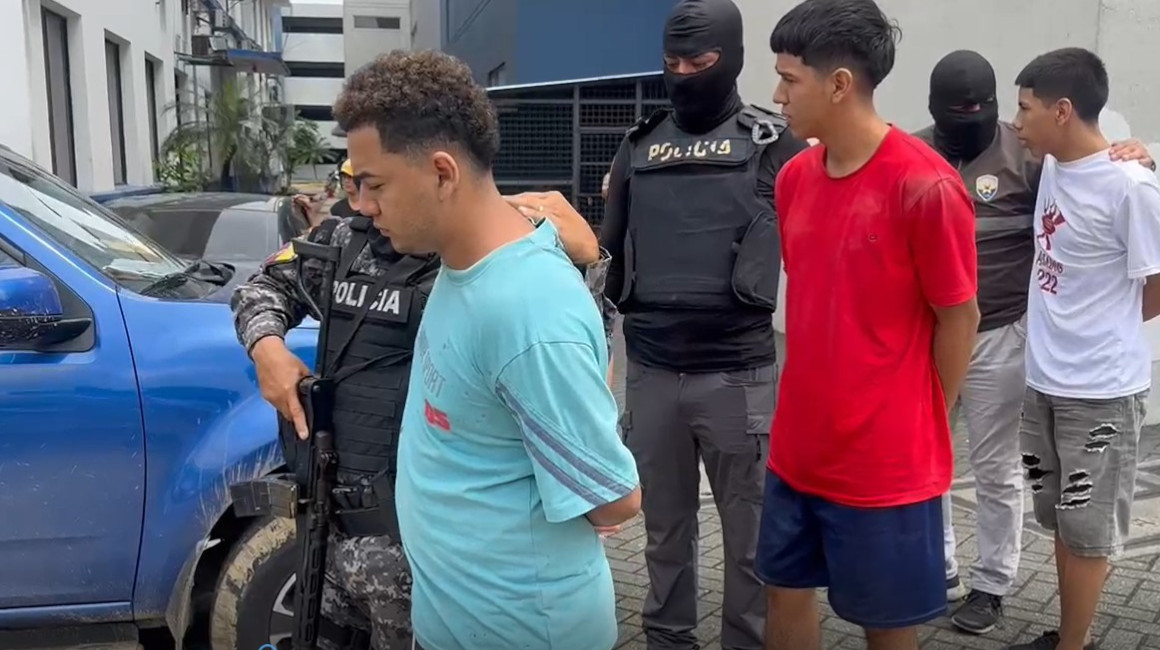 Desarticulan al 'brazo armado' de la banda Mafia 18 en Guayaquil