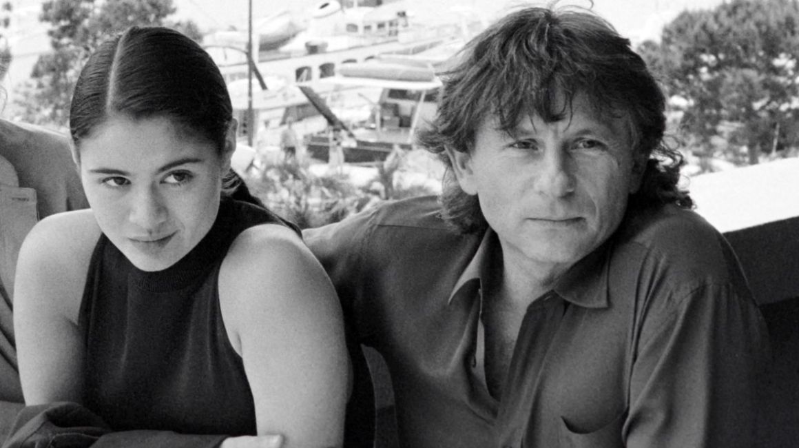 Fotografía del 8 de mayo de 1986, de director Roman Polanski y la actriz británica Charlotte Lewis, durante el Festival de Cannes.
