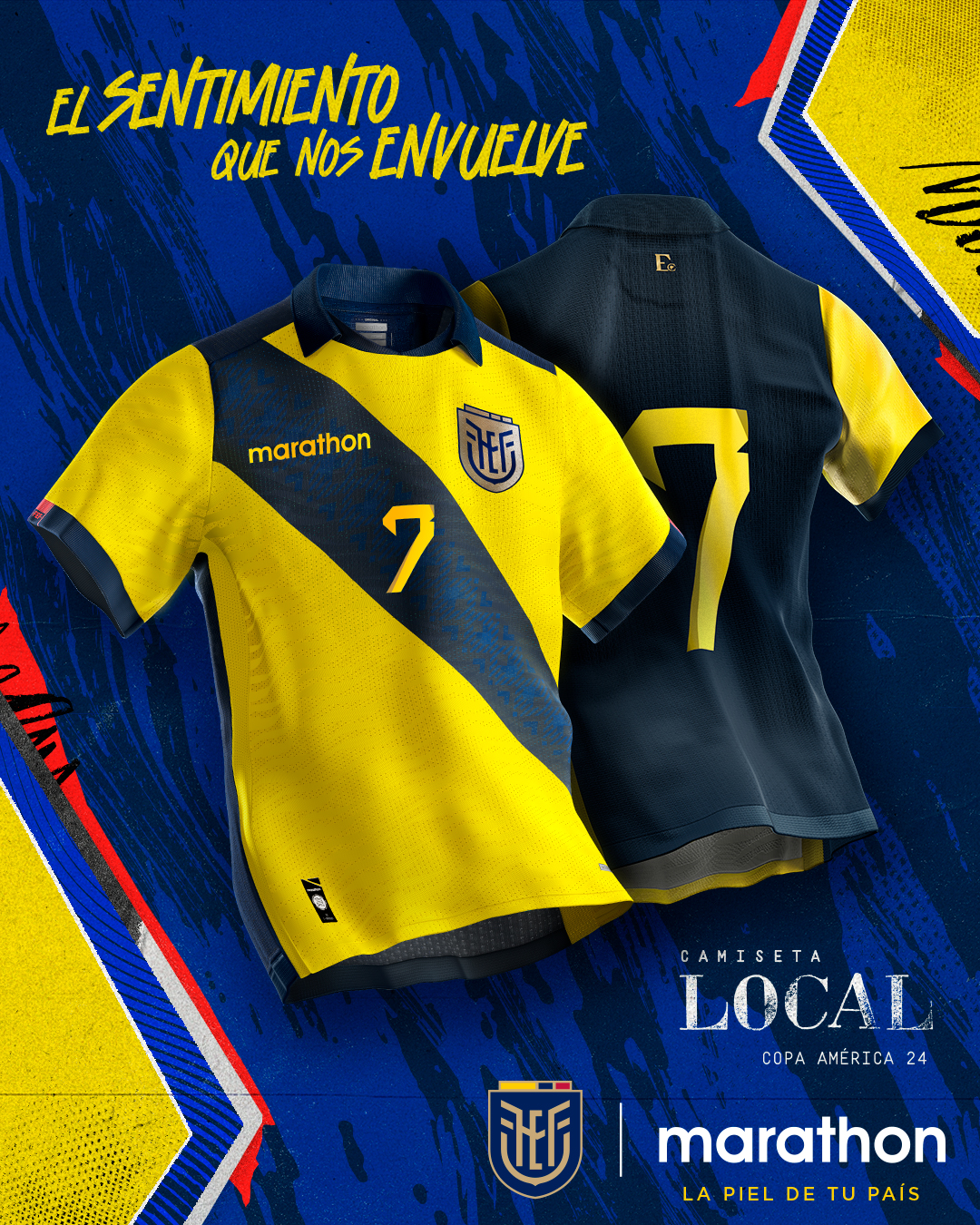 Esta es la nueva camiseta de Ecuador para la Copa América 2024