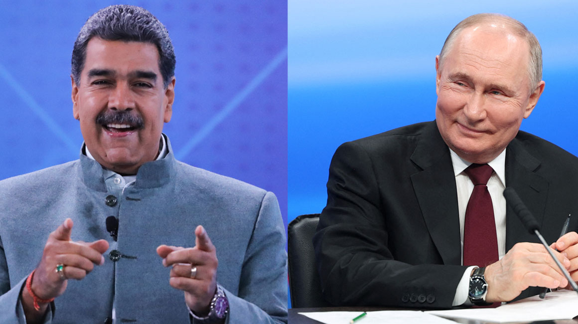 El presidente de Venezuela, Nicolás Maduro, es uno de los gobernantes que ha mostrado su apoyo por la reelección de Vladimir Putin.