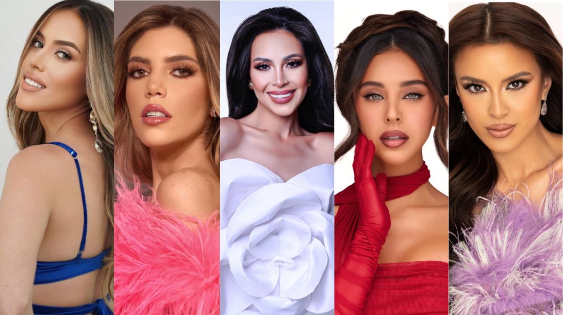 Algunas de las 25 candidatas al concurso Miss Universo Ecuador 2025.