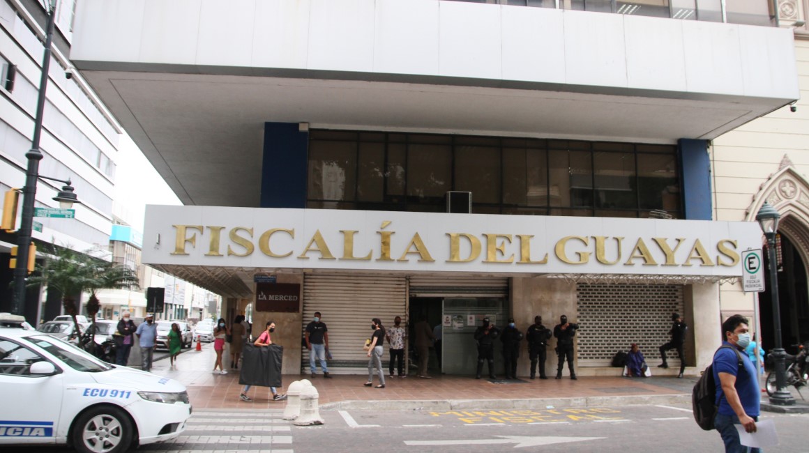 Dependencias de la Fiscalía Provincial del Guayas, ubicadas en el centro de Guayaquil.