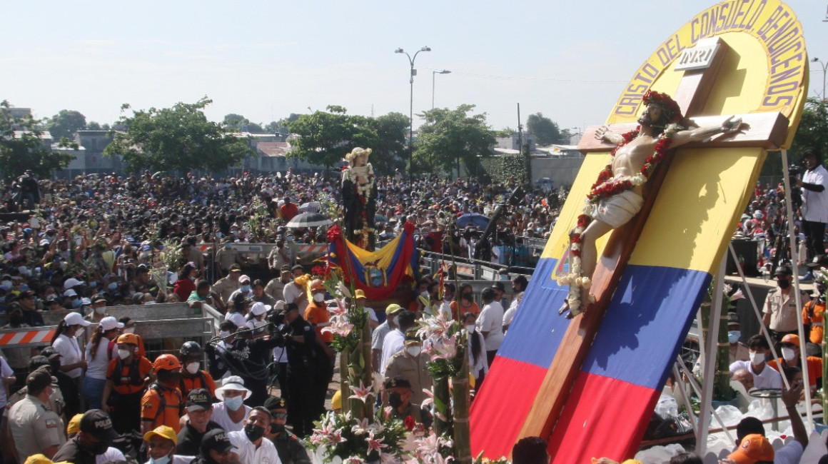 Procesión de Cristo del Consuelo en Guayaquil.