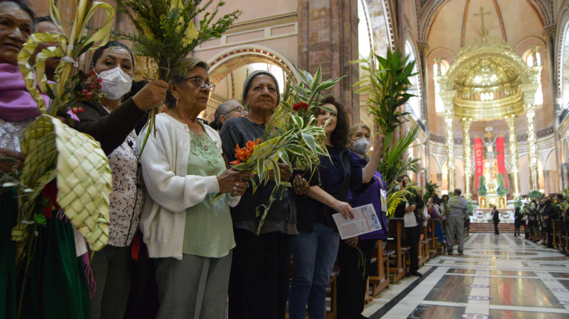 Domingo de Ramos en Cuenca, el 20 de marzo de 2024.