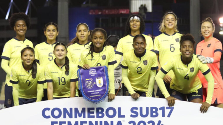 Alineación de Ecuador para el partido ante Uruguay, en el Sudamericano Sub 17, el 21 de marzo de 2024. 