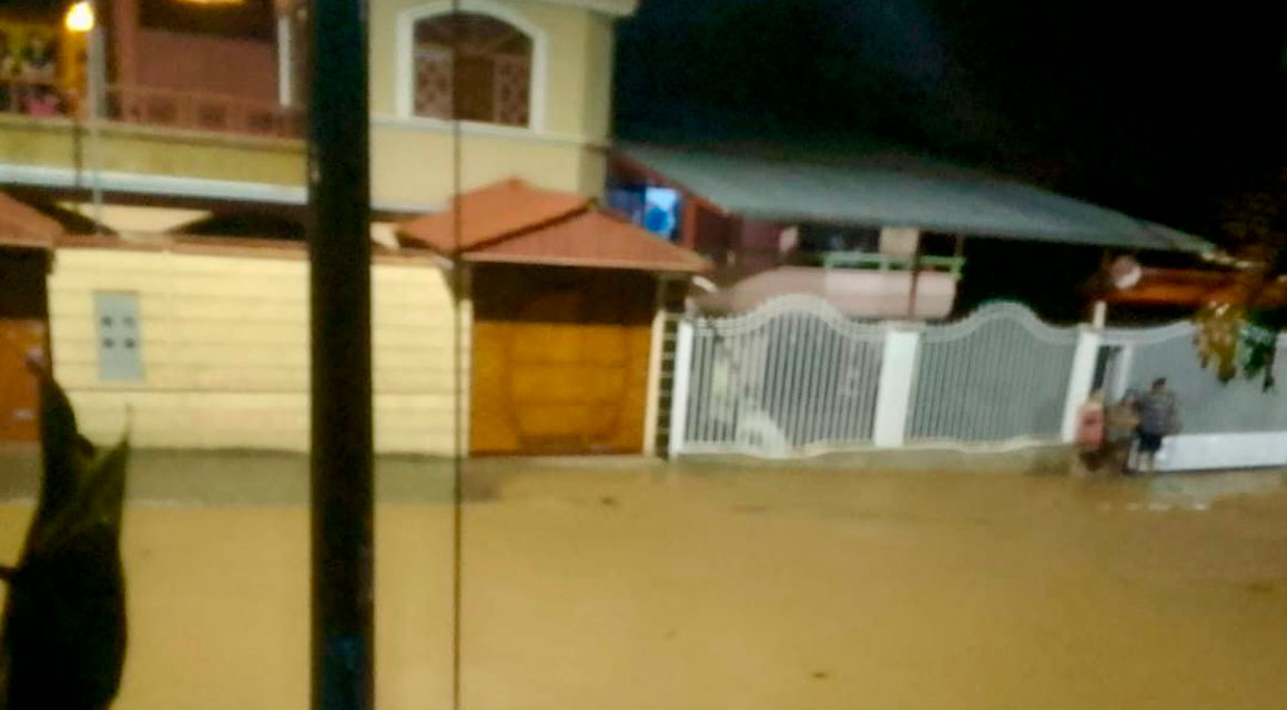 Más de 40 viviendas fueron afectadas por las lluvias en Zamora Chinchipe, en el sur de Ecuador.