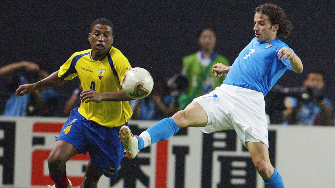 La selección de Ecuador se enfrentó a Italia en el Mundial, el 3 de junio de 2002.