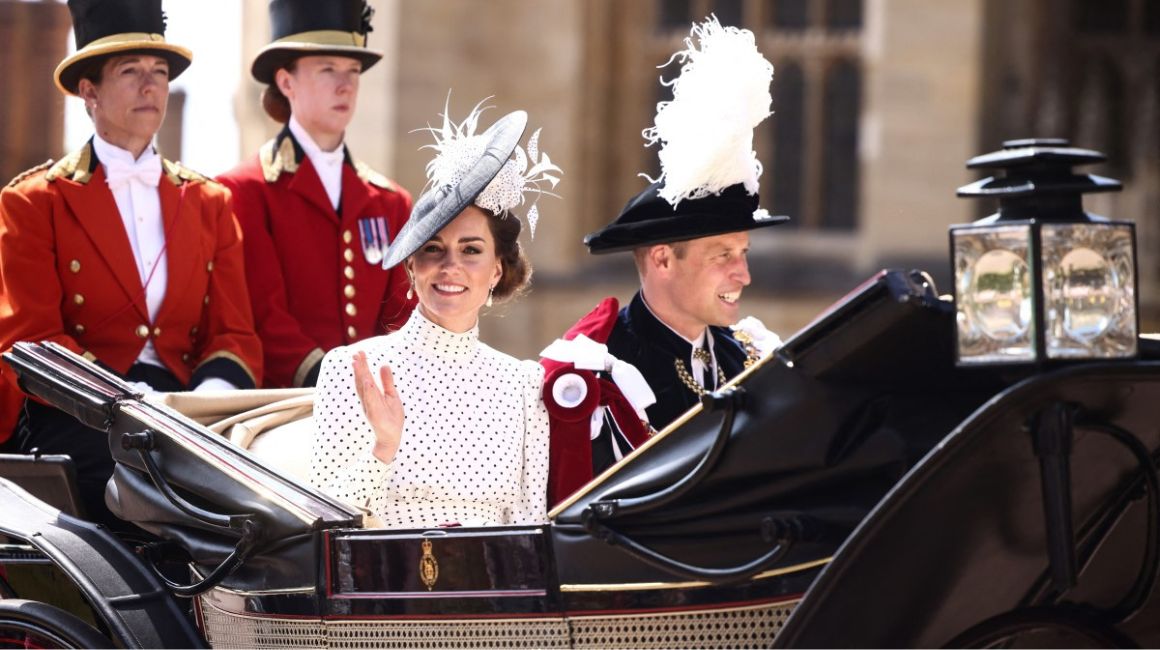 Los príncipes Kate Middleton y William de Gales en junio del 2023.