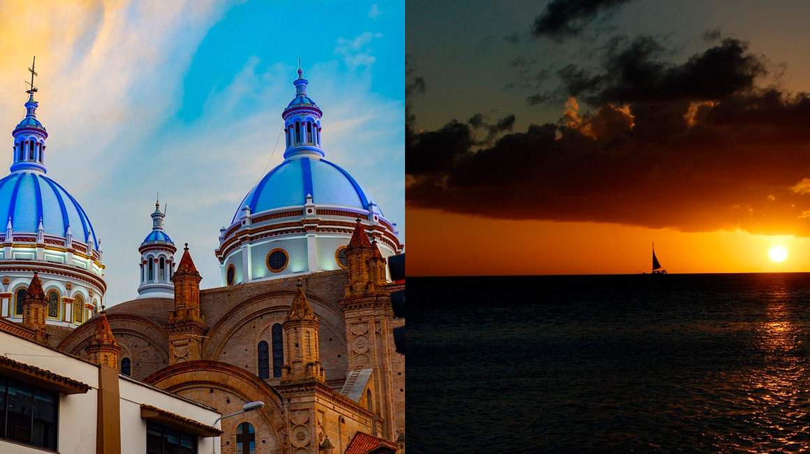 En Semana Santa, visitar las iglesias y los destinos de sol y playa atraen al viajero ecuatoriano.