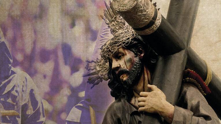La escultura de Jesús está elaborada en madera de palo de balsa y su autoría se le atribuye a un artista del que solo se sabe su nombre: Carlos.