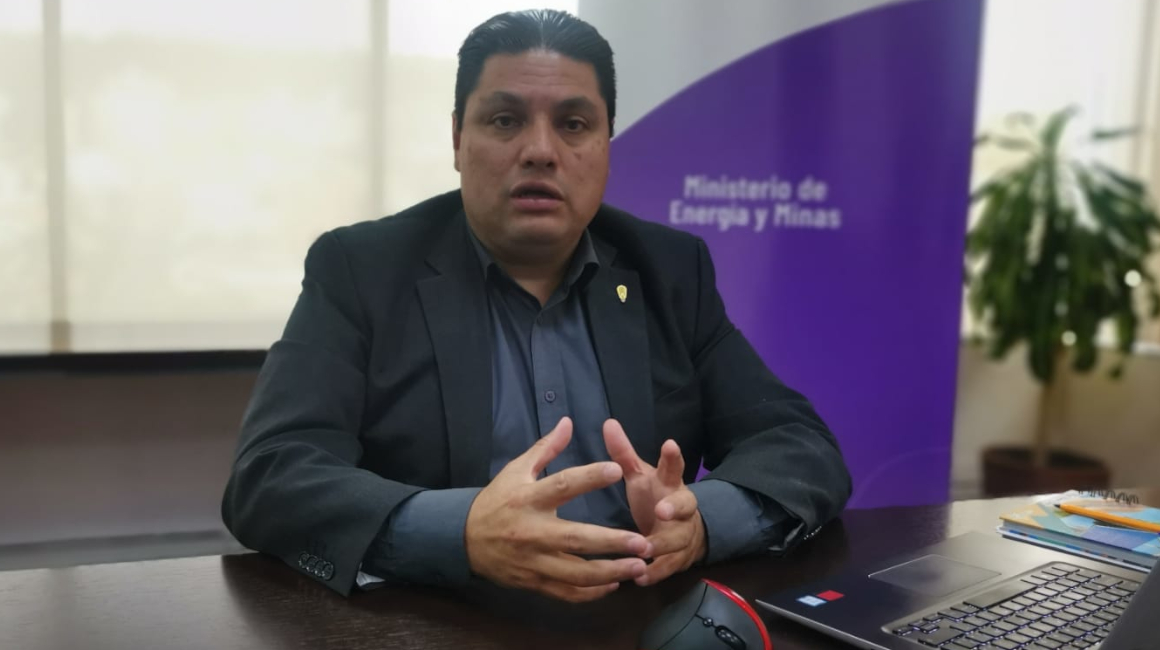 Ramiro Díaz, viceministro de Electricidad, el 27 de marzo de 2024.
