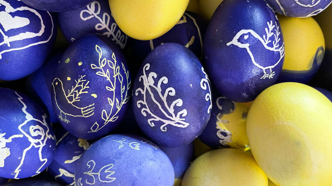 Imagen referencial de huevos de Pascua.