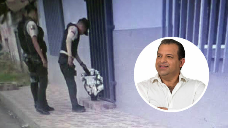 Romel Cedeño, alcalde de Tosagua, recibe amenazas con flores y una bala