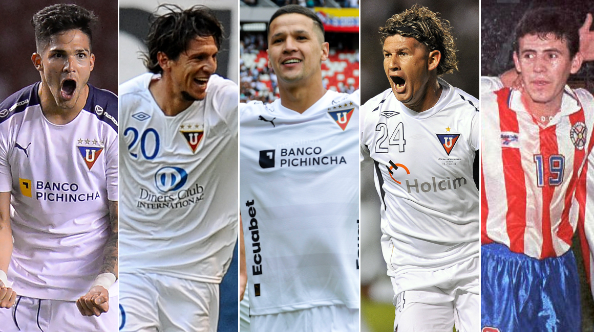 Luis Amarilla, Enrique Vera, Alex Arce, Carlos Espínola y Virgilio Ferreira son paraguayos que se destacaron con Liga de Quito.