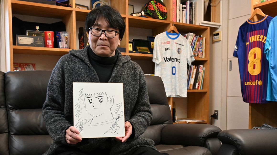 Yoichi Takahashi, creador del cómic 'Supercampeones'.