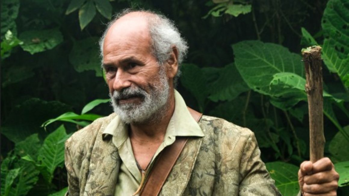 El actor guayaquileño Carlos Chiriboga interpreta a 'Don Goyo', en la película ecuatoriana homónima.