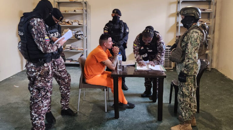Daniel Salcedo fue trasladado a La Roca desde la cárcel de Cotopaxi