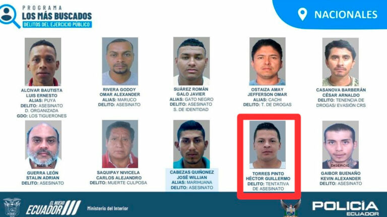 Capturan en Colombia a un ecuatoriano que está en la lista de los más buscados