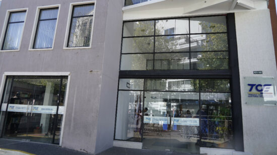 La sede del TCE, en el norte de Quito.