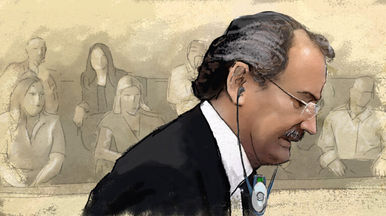 Carlos Pólit escuchó su veredicto en el juicio en su contra en Miami.