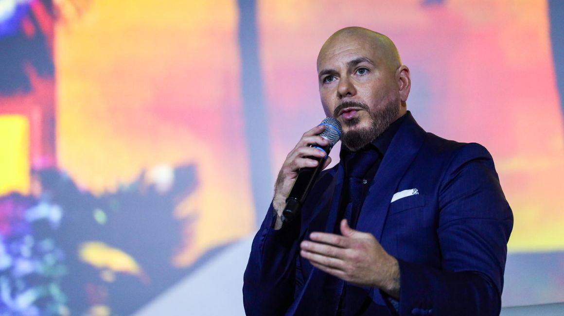 El cantante Pitbull durante la charla titulada 'De 305 a global con Armando Christian Pérez alias Pitbull'.
