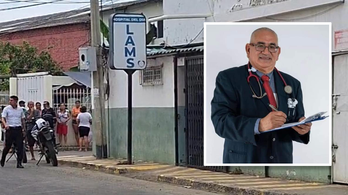 El médico cirujano Luis Alberto Moreira Sáenz, propietario de la clínica Lams, fue asesinado en Manta este 24 de abril de 2024.