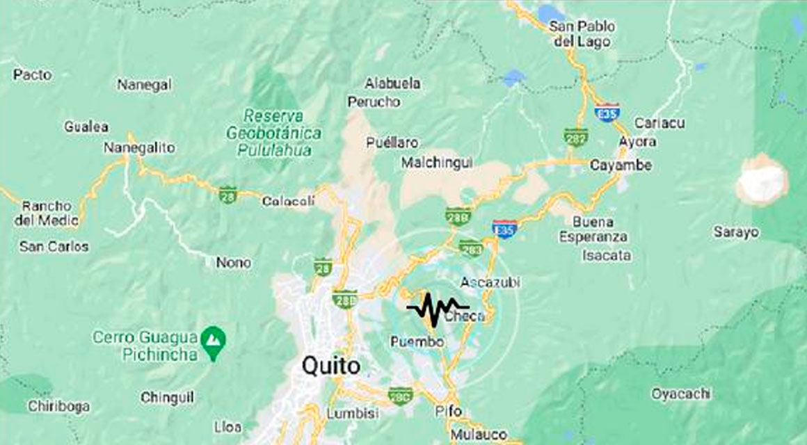 Sismo se registró en Quito la tarde de este jueves 25 de abril
