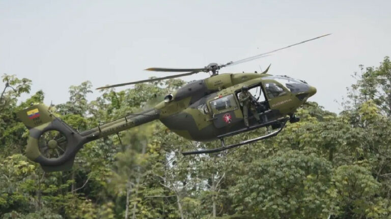 Reportan accidente de un helicóptero militar en Amazonía